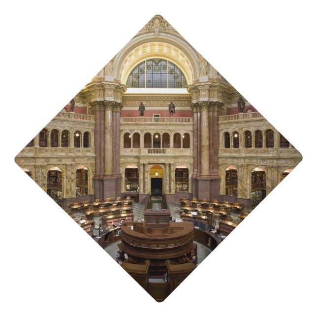 Library of Congress Graduation Cap Topper (Front)