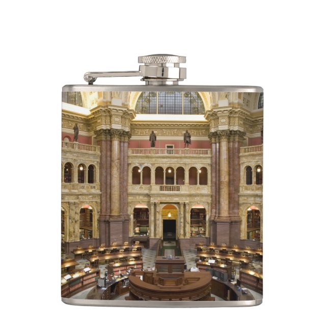 Library of Congress Hip Flask (Front)
