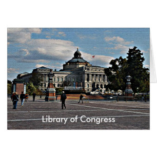 Library of Congress in Mosaic Pattern