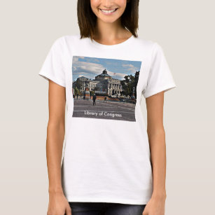Library of Congress in Mosaic Pattern T-Shirt