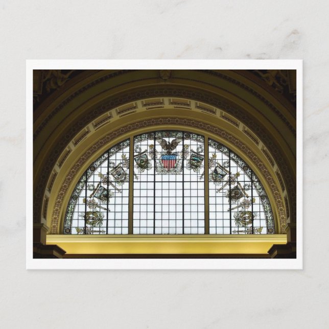 Library of Congress Thomas Jefferson Building, Was Postcard (Front)