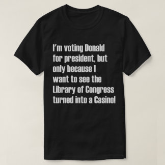 Library of Congress turned into a Casino T-Shirt