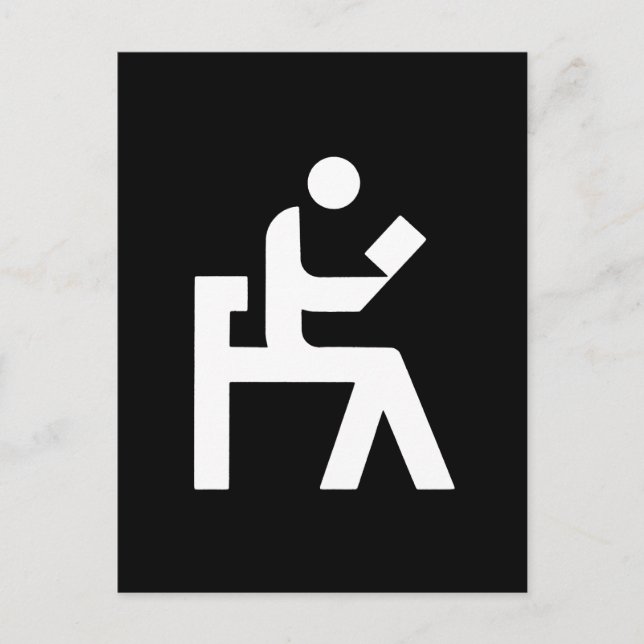 Library Reading Room Postcard (Front)