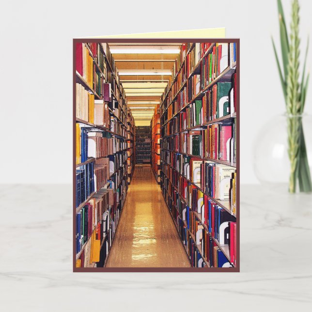 Library Seasons Greetings Holiday Card (Front)