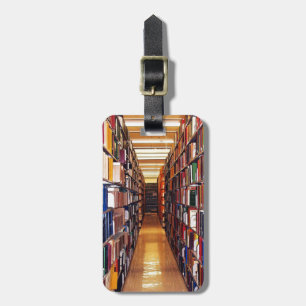 Library Shelves Luggage Tag