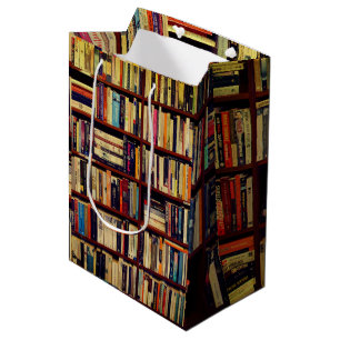 Library Shelves Medium Gift Bag