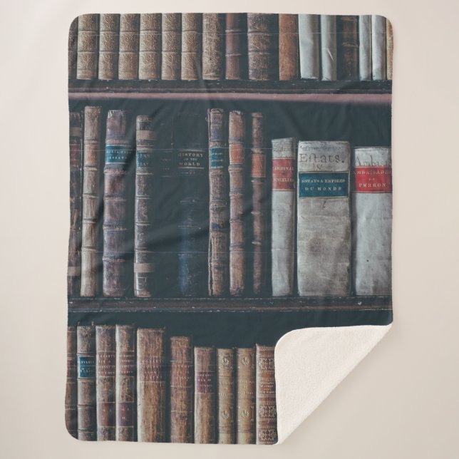 LIBRARY SHERPA BLANKET (Front)