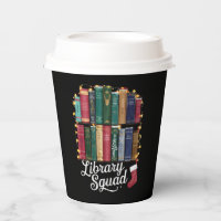 Library Squad Christmas Book Lovers Team Reading