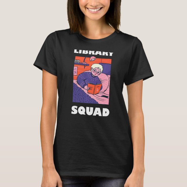 Library Squad Premium 1 T-Shirt (Front)
