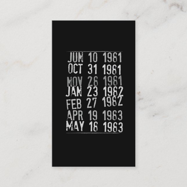 Library Stamp History Librarian Date Card (Front)