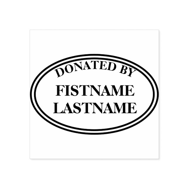 Library stamp  style book donation stamp (Imprint)