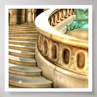 Library Steps Poster
