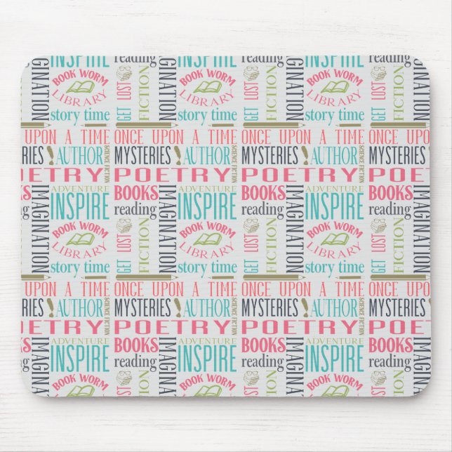 Library Subway Art   Mouse Pad (Front)