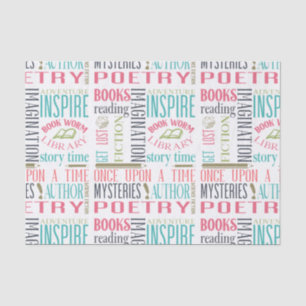 Library Subway Art  Tissue Paper