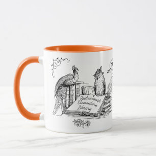 Library Teacher Gift! Librarain or Library Assist Mug