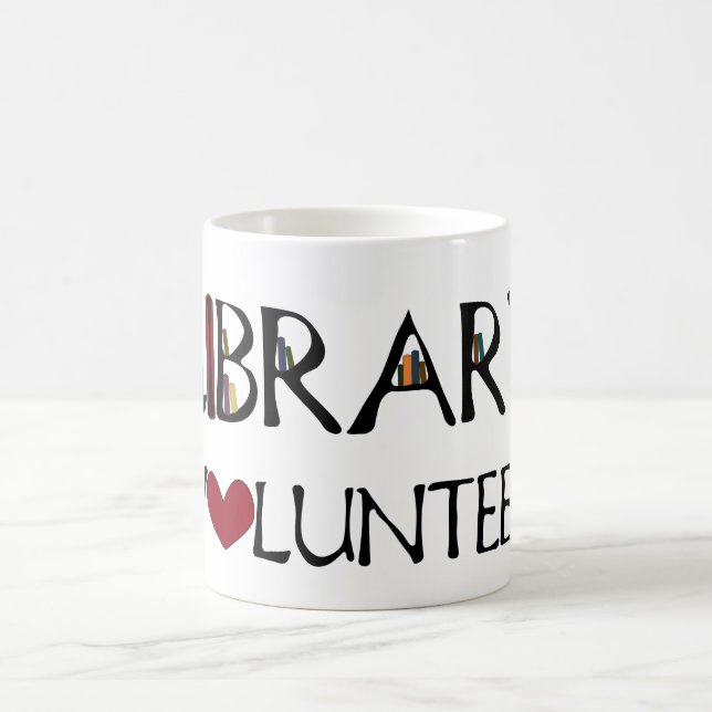 Library Volunteer Coffee Mug (Center)