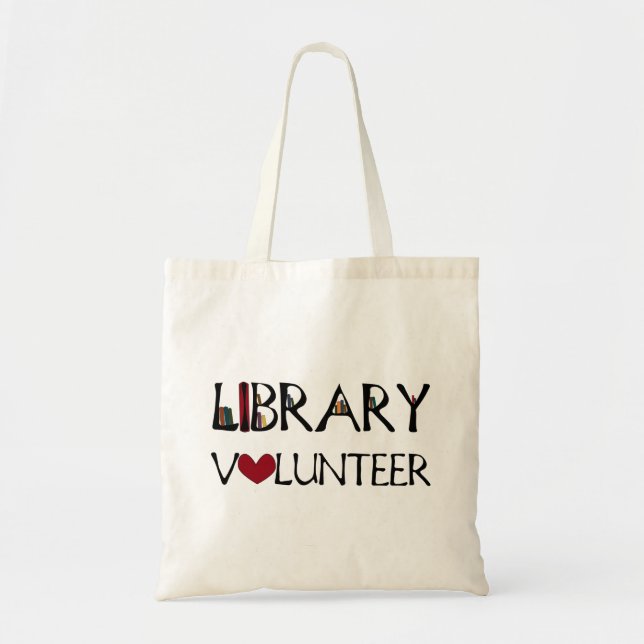 Library Volunteer Tote Bag (Front)