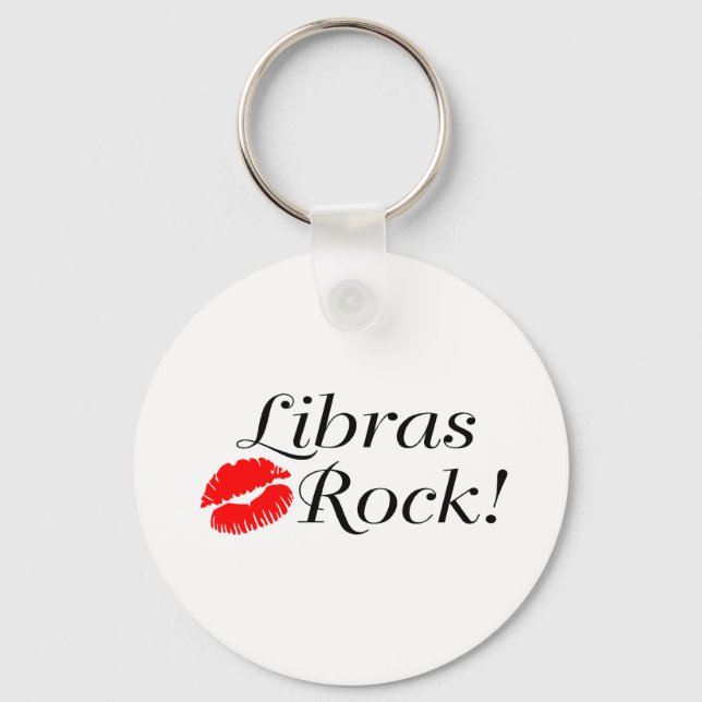 Libras Rock Keychain (Front)