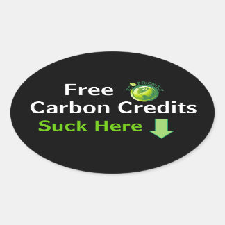 Libre Carbon Credits autocollant de tuyau d'échapp