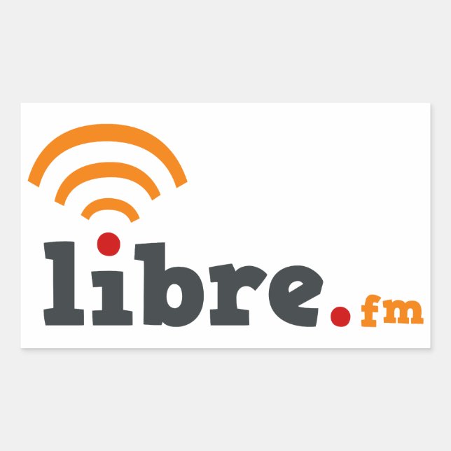 libre.fm Sticker (Front)