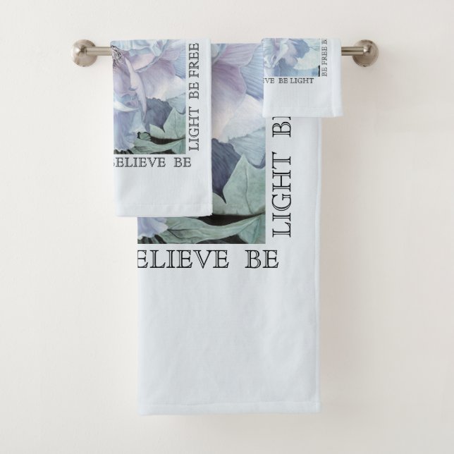 "Libre pour ÊTRE" serviette réglée (En situation)
