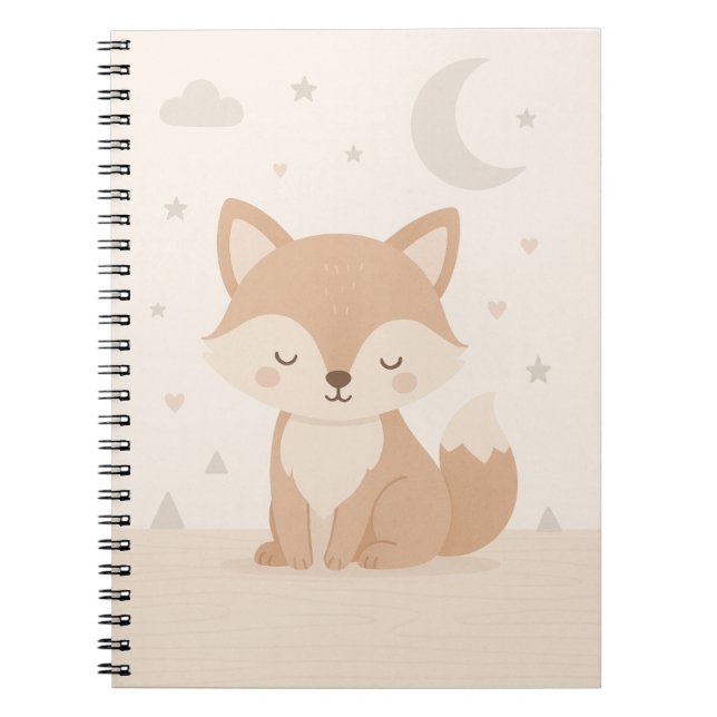 Libreta Zorrito Nordic - Natural Sweet Notebook (Front)