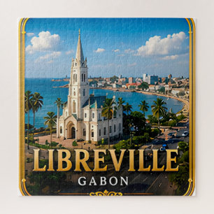 Libreville Coastal Elegance and Gabonese Heritage Jigsaw Puzzle