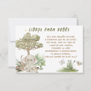 Libros para Bebés Baby Shower Card
