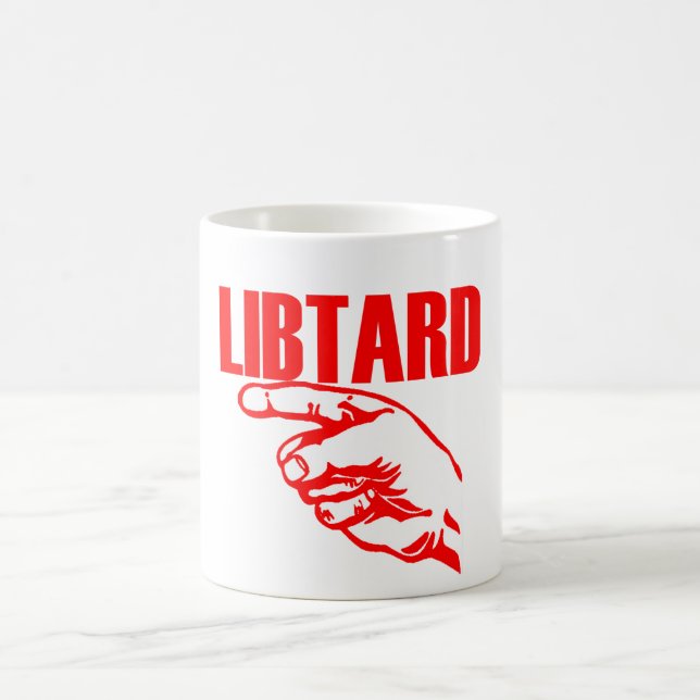 Libtard 11 oz Classic White Mug (Center)