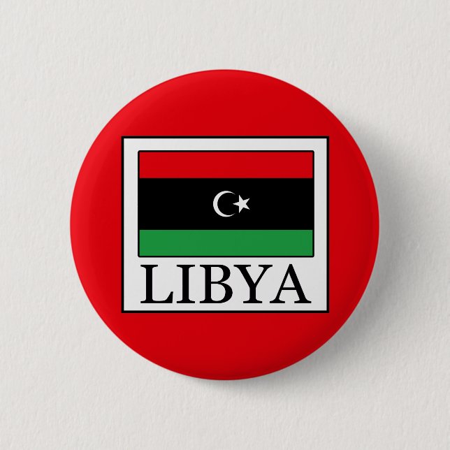 Libya 2 Inch Round Button (Front)