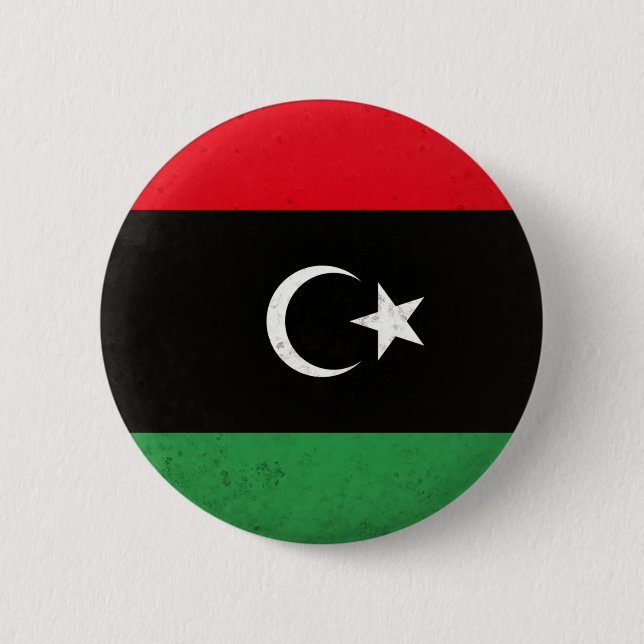 Libya 2 Inch Round Button (Front)