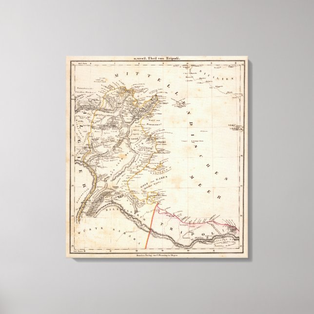 Libya Canvas Print (Front)