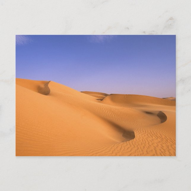 Libya, Fezzan, Sahara desert, Erg Murzuq, Sand Postcard (Front)