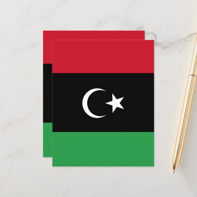Libya flag (Front/Back In Situ)