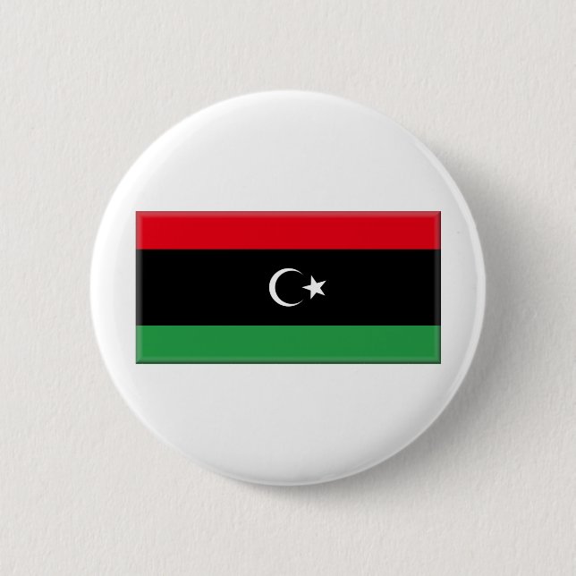 Libya Flag 1951 2 Inch Round Button (Front)