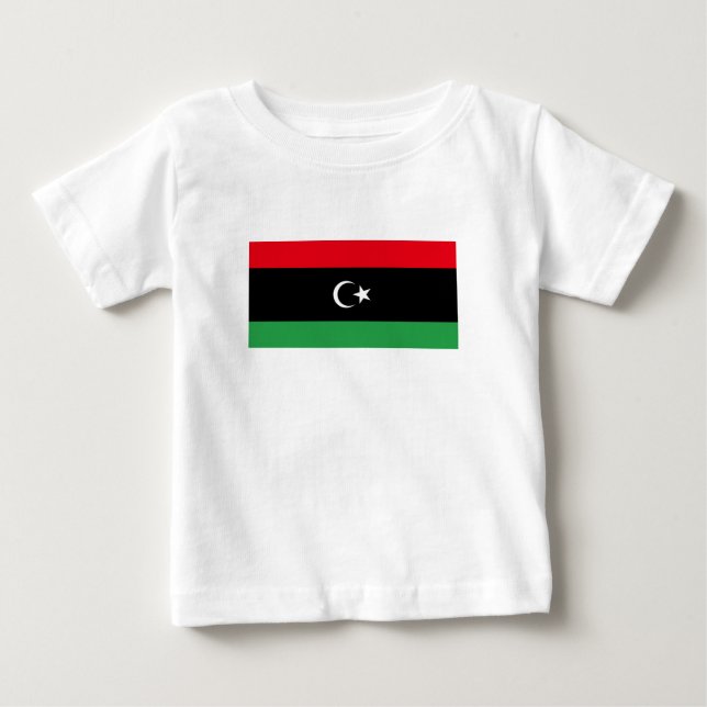 Libya Flag Baby T-Shirt (Front)