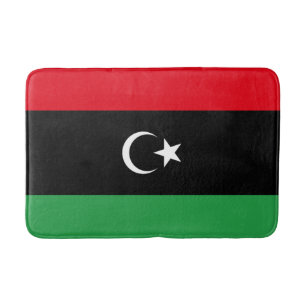 Libya Flag Bath Mat