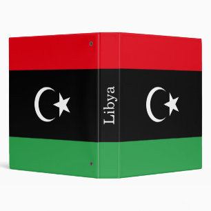 Libya Flag Binder