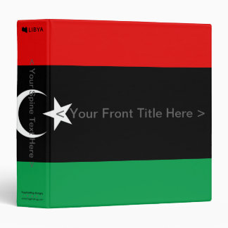 Libya Flag Binder