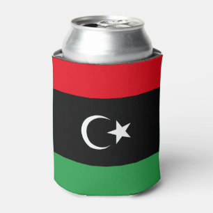Libya Flag Can Cooler