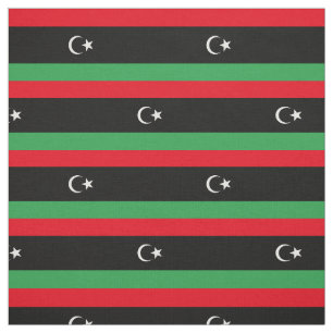 Libya Flag Fabric
