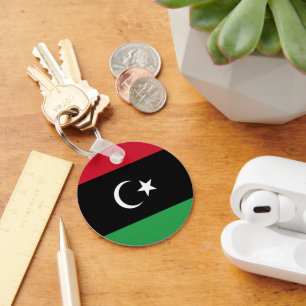Libya flag keychain