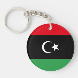 Libya Flag Keychain