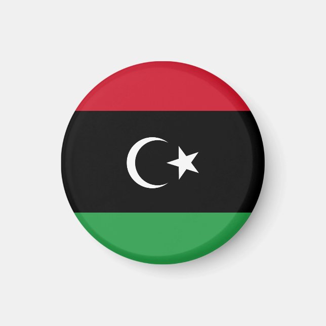 Libya flag magnet (Front)