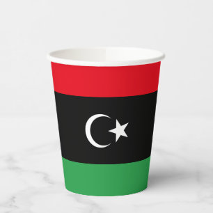 Libya Flag Paper Cups