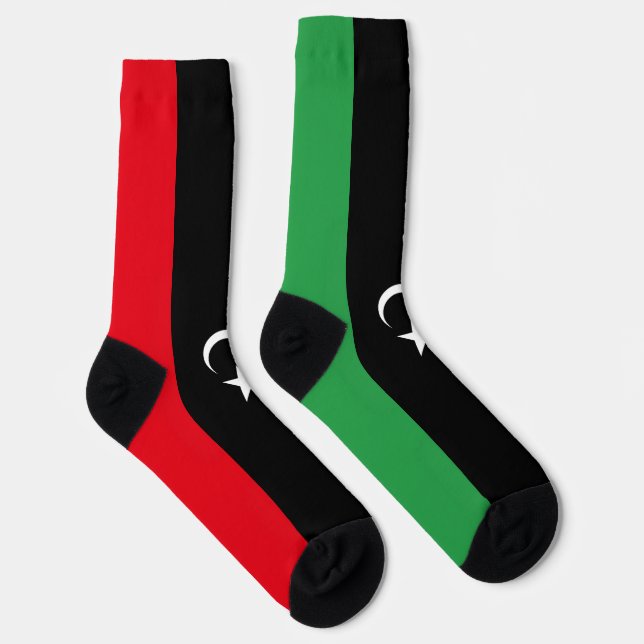 Libya Flag Socks (Right)
