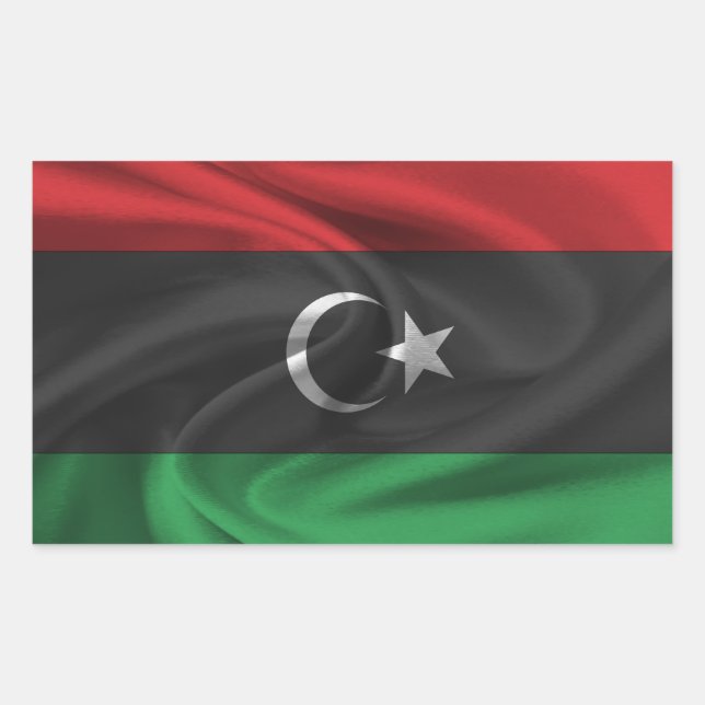 Libya Flag Sticker (Front)