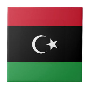 Libya flag tile