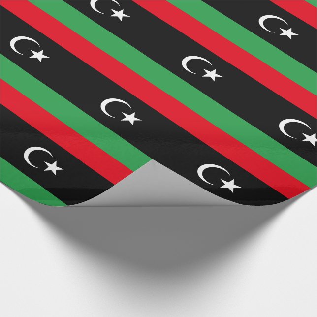 Libya Flag Wrapping Paper (Corner)