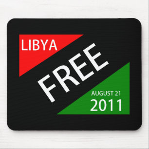 LIBYA FREE AUGUST 21 2011 MOUSE PAD